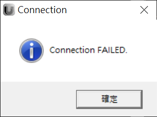 Connection FAILED