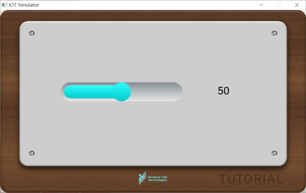 Figure 2-15 Simulator shows the communication