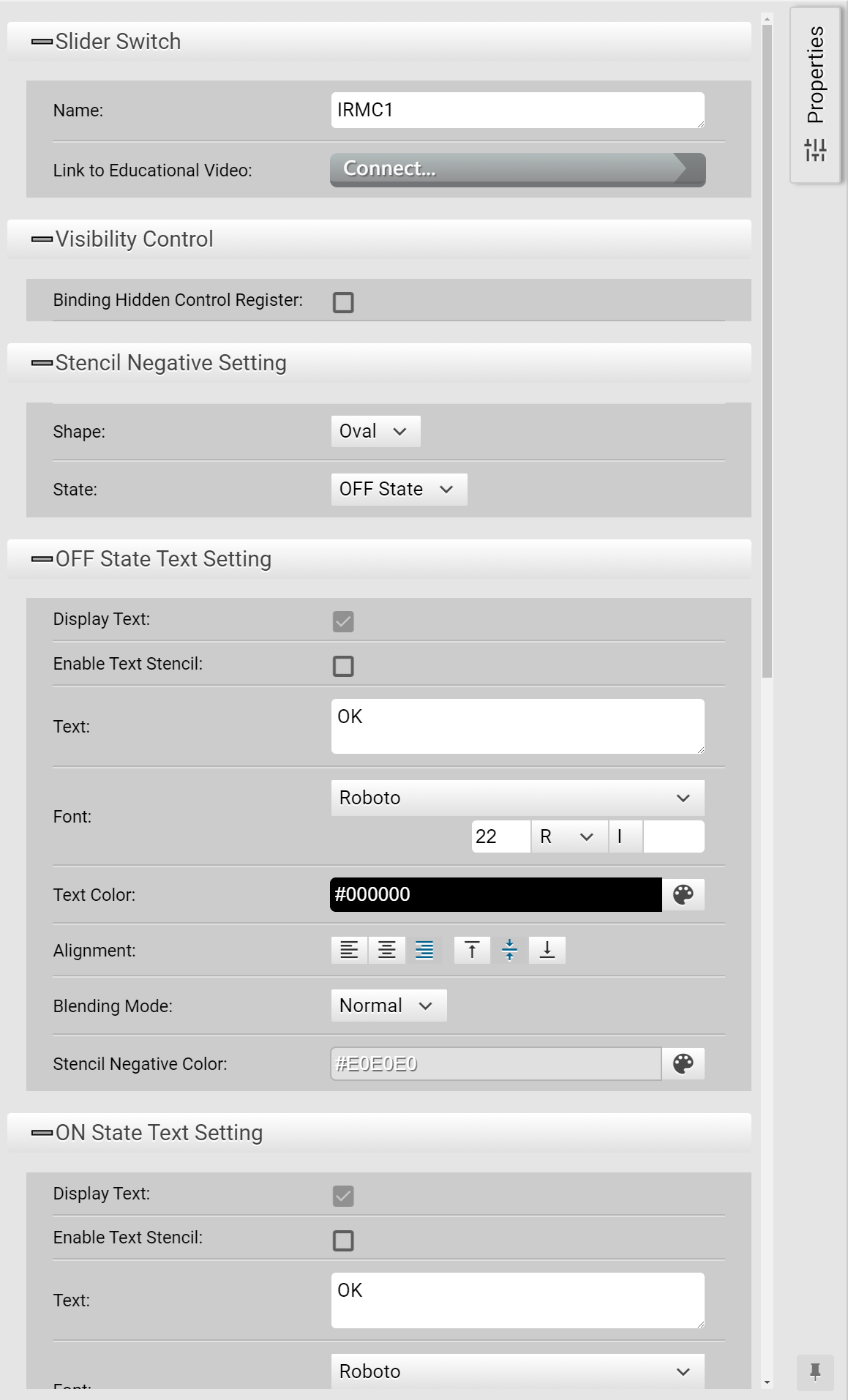 Figure 5-6 Property Editor