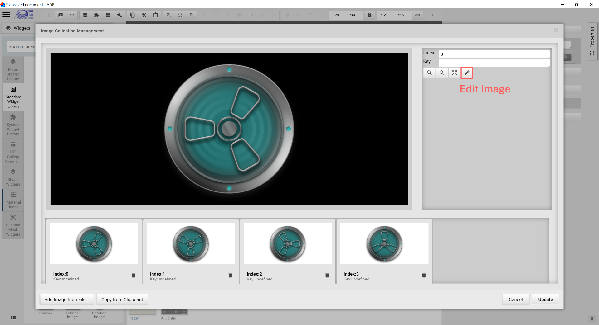 圖5-29 影像收集管理