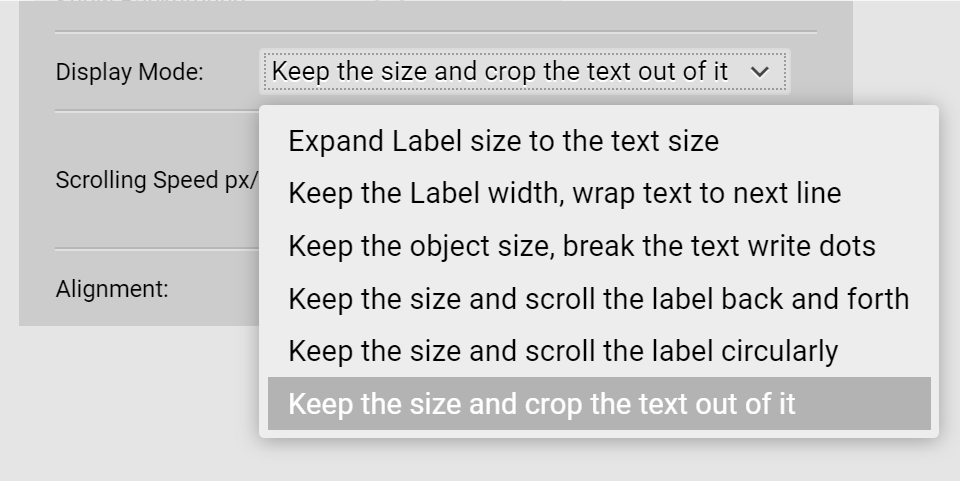 圖5-34 文本捲動選擇器