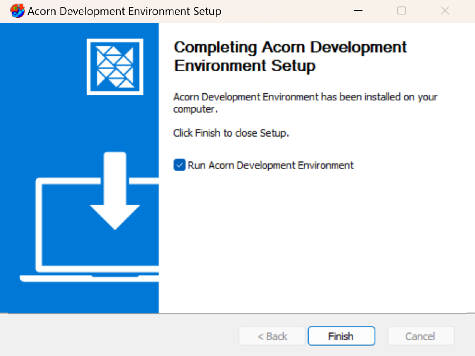 圖1-4 ADE安裝結束