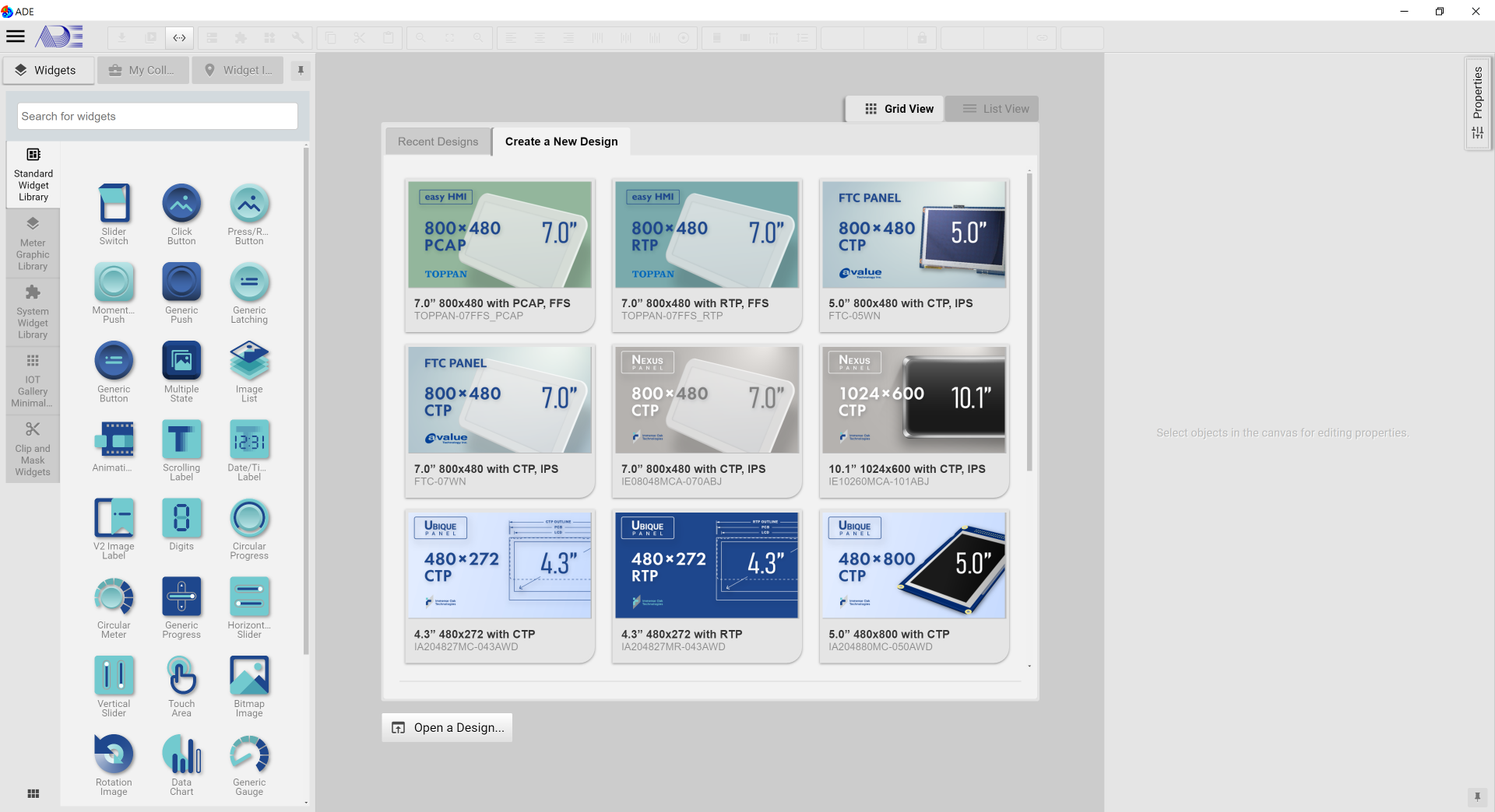 Figure 1-5 ADE Initial Launch Window