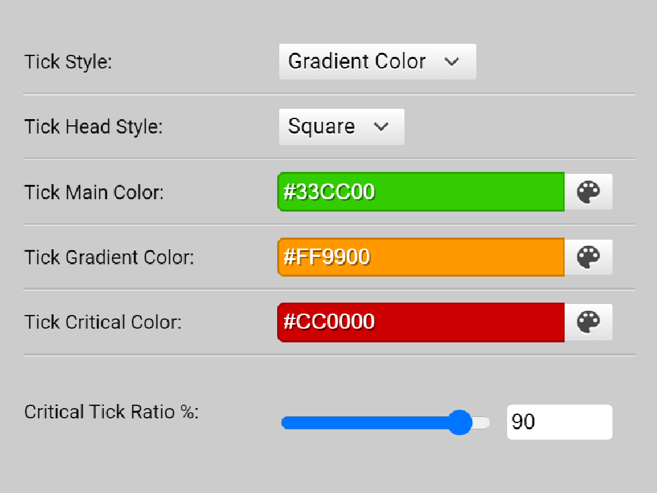 圖5-15 設定漸變顏色
